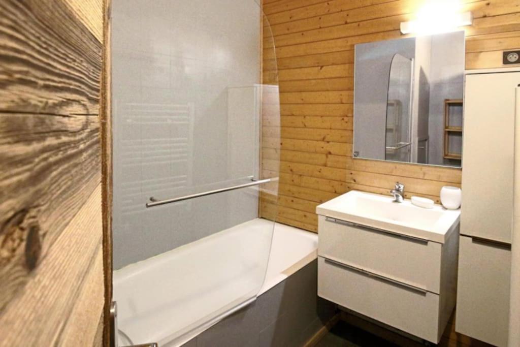 Studio Avec Coin Montagne Au Pied Des Pistes Межев Экстерьер фото